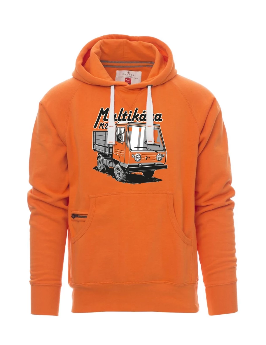 Felpa da uomo arancione M25