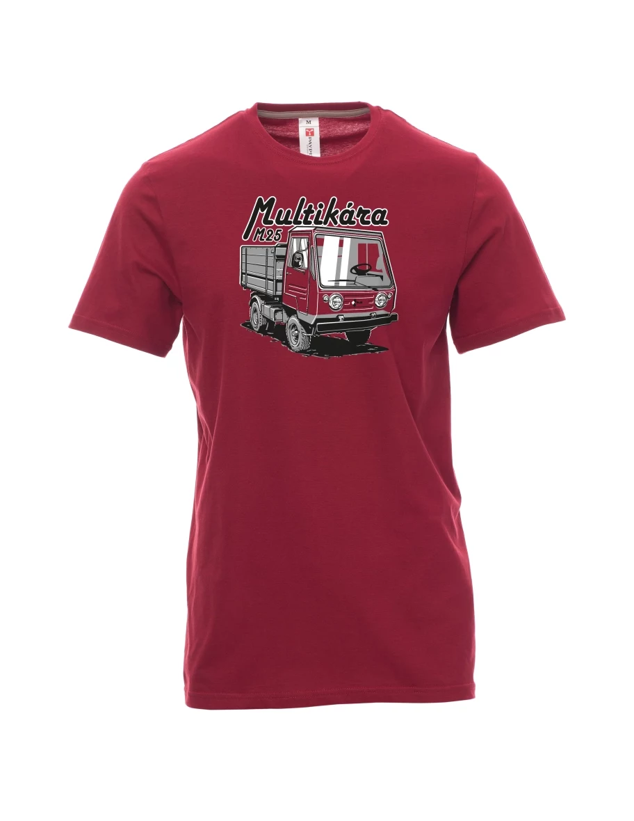 Maglia da uomo rosso scuro M25