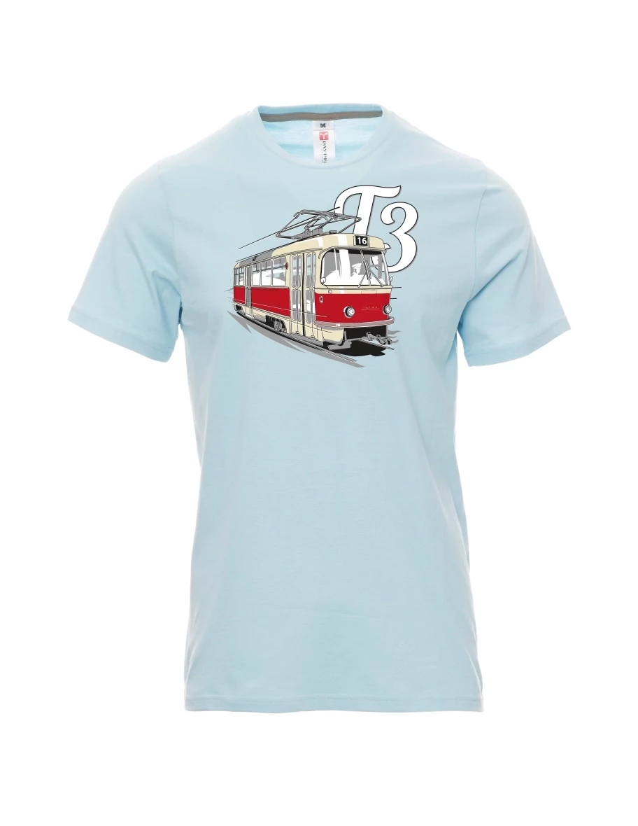 Maglia da uomo blu pallido Tram T3