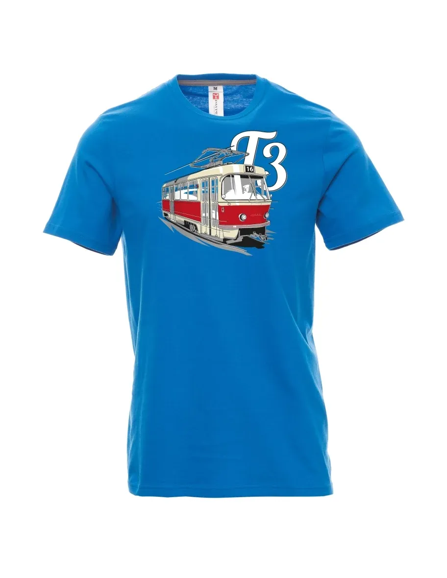 Maglia da uomo blu chiaro Tram T3