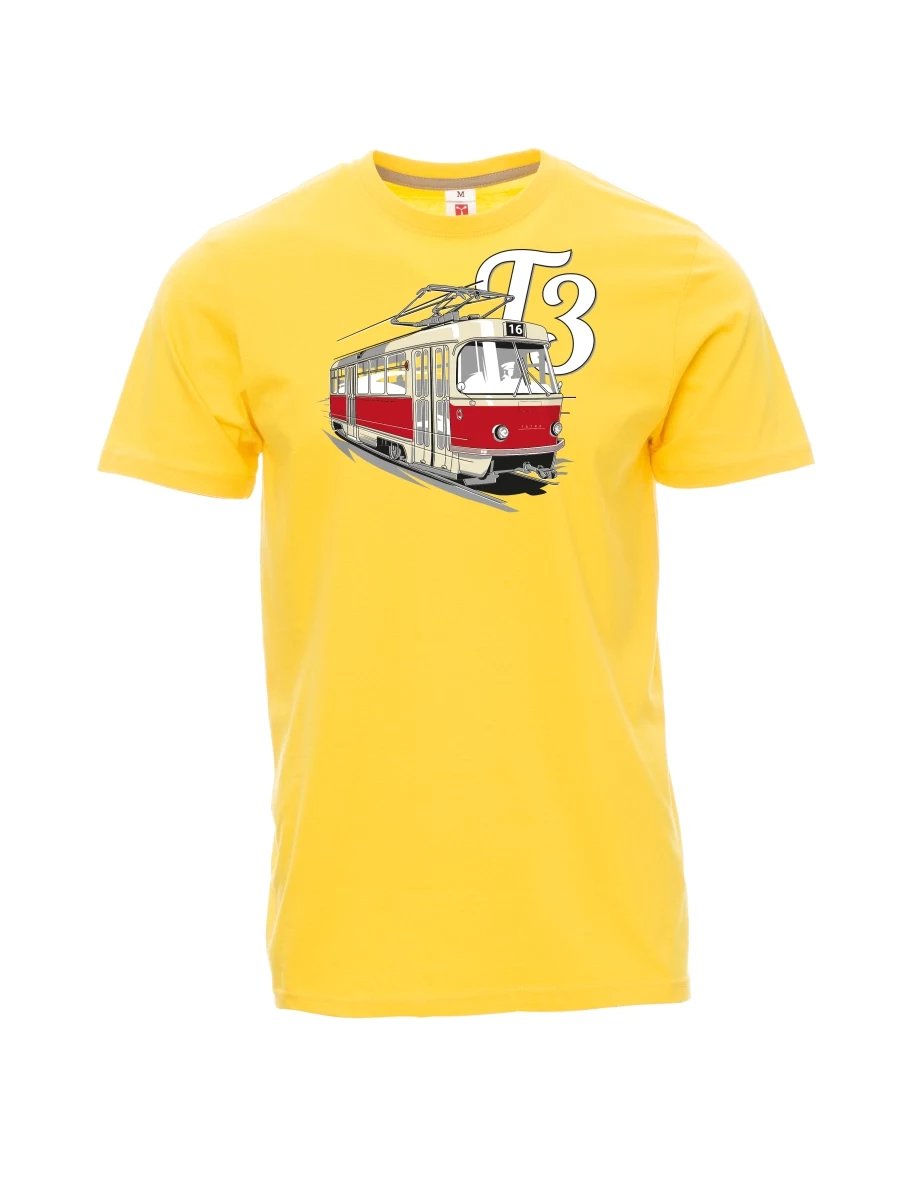Maglia da uomo gialla Tram T3