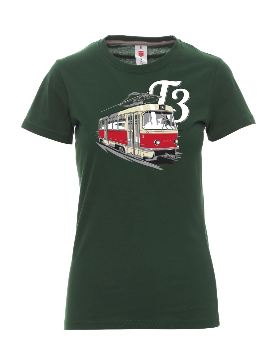 Maglia da donna verde scuro Tram T3