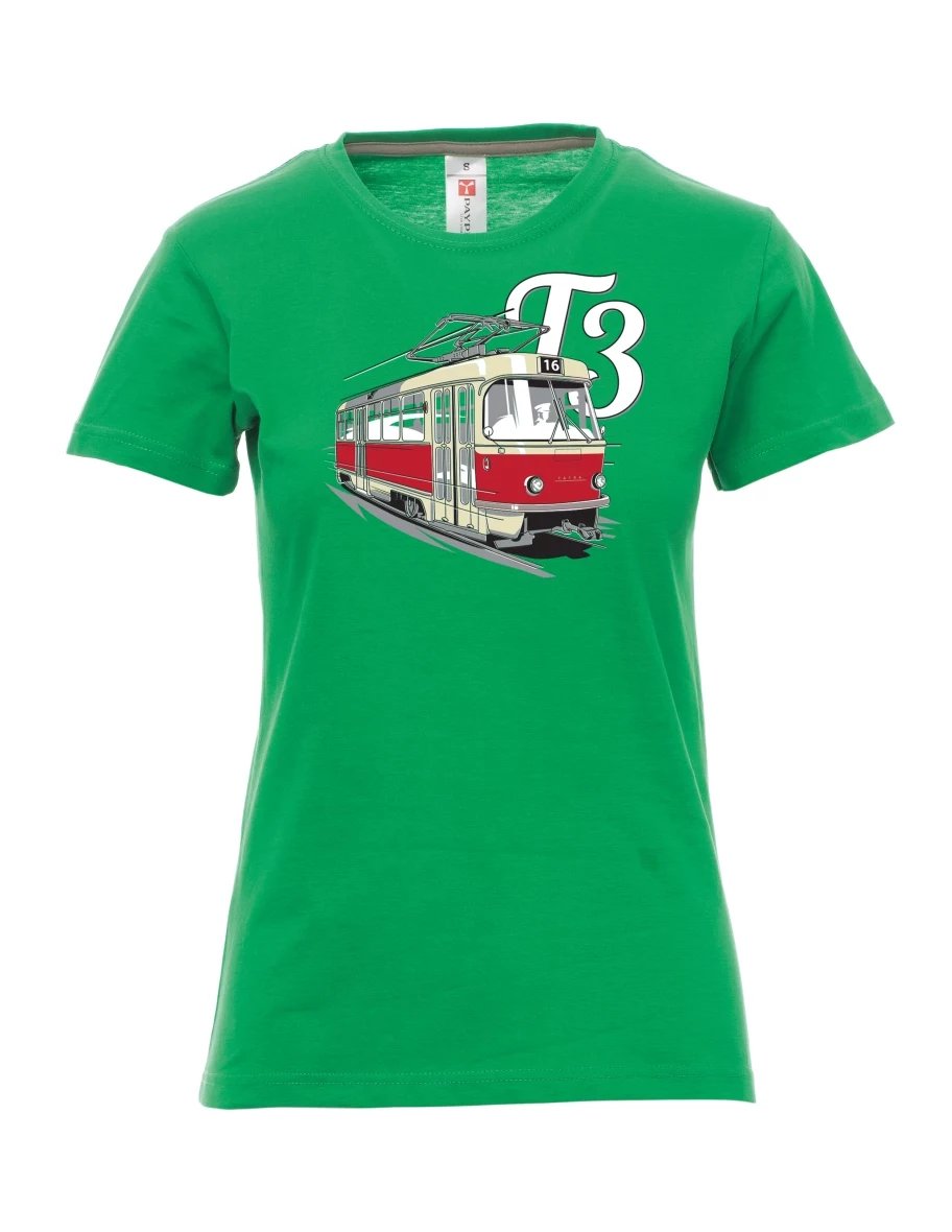 Maglia da donna verde Tram T3