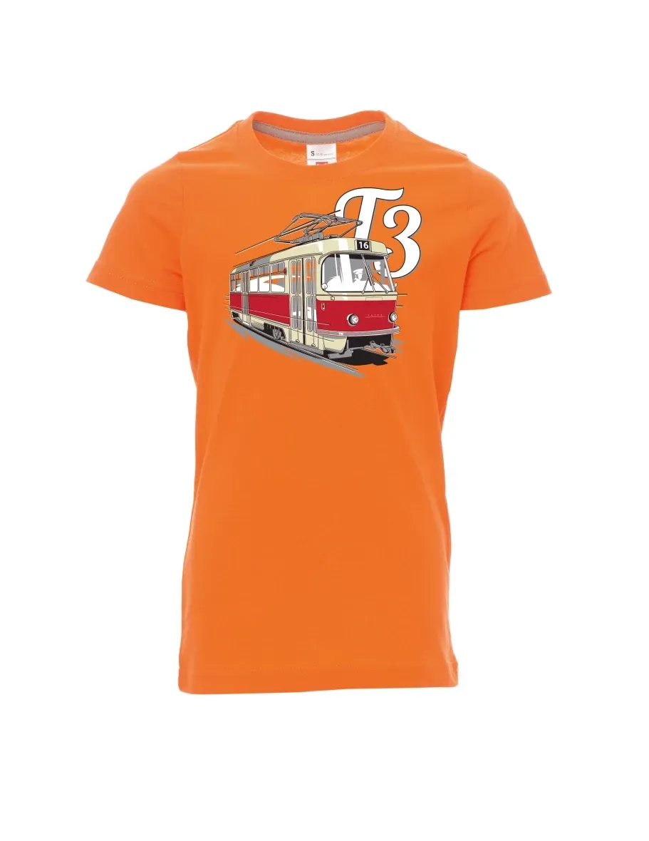 Maglia da bambino arancione Tram T3
