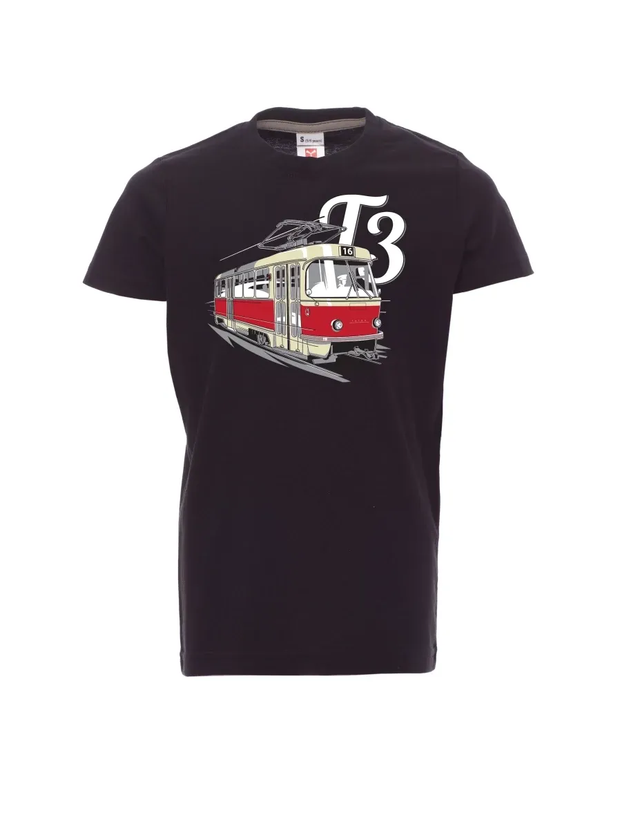 Maglia da bambino nera Tram T3