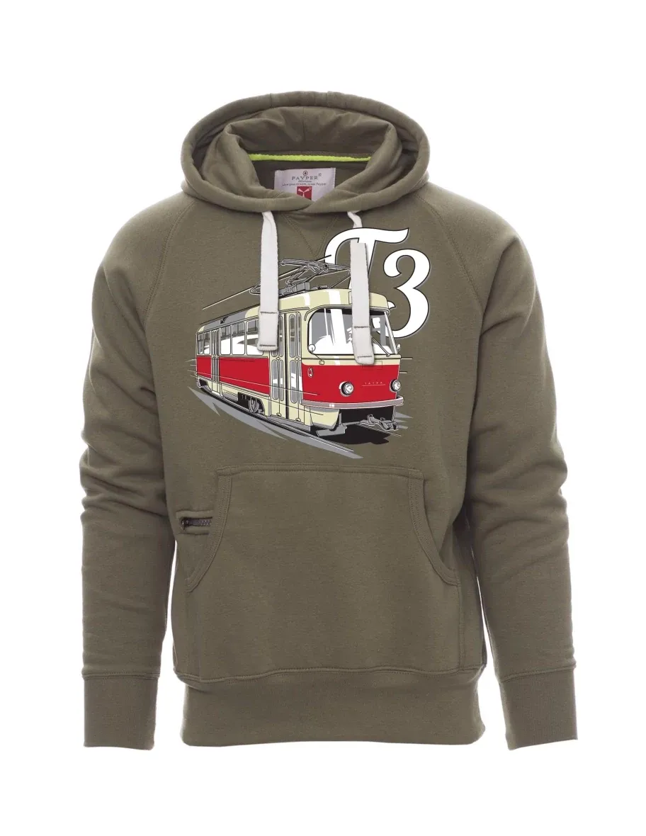 Felpa da uomo cachi Tram T3