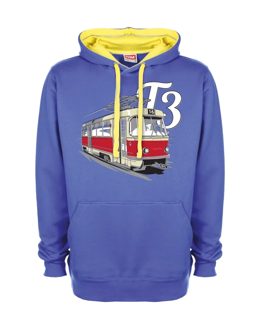 Felpa giallo-blu Tram T3