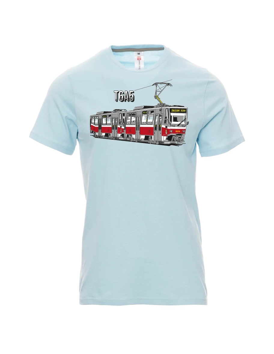 Maglia da uomo blu pallido Tram T6A5