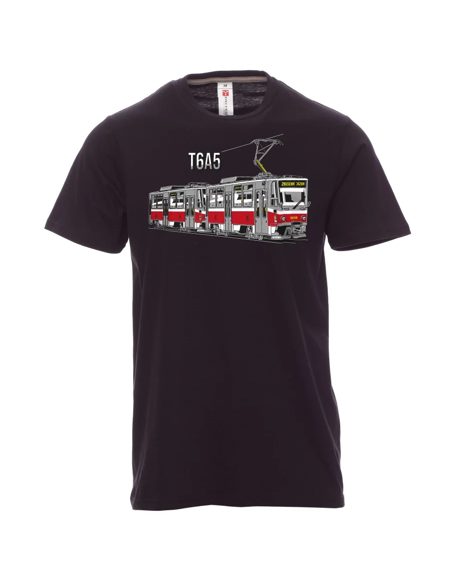Maglia da uomo nera Tram T6A5
