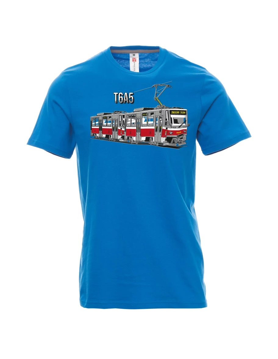 Maglia da uomo blu chiaro Tram T6A5