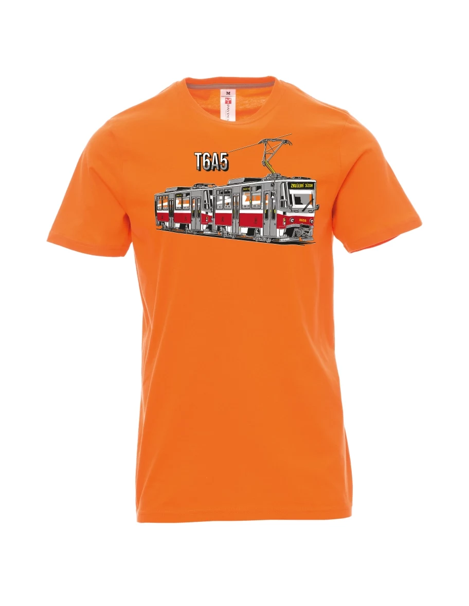 Maglia da uomo arancione Tram T6A5