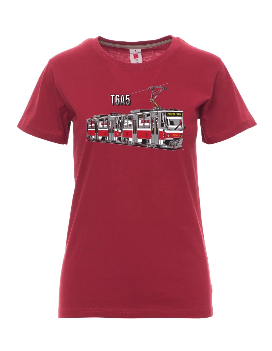 Maglia da donna colore bordeaux Tram T6A5