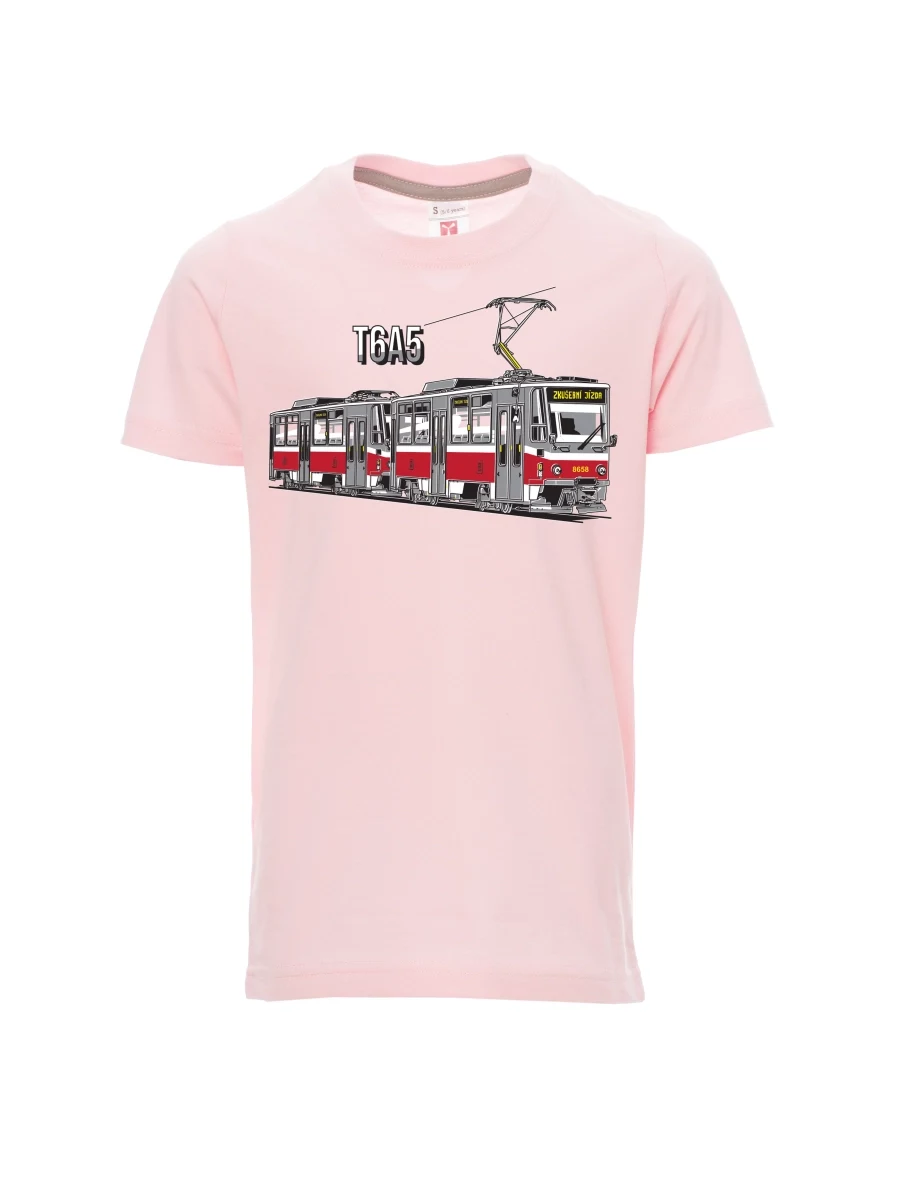Maglia da bambino rosa chiaro Tram T6A5