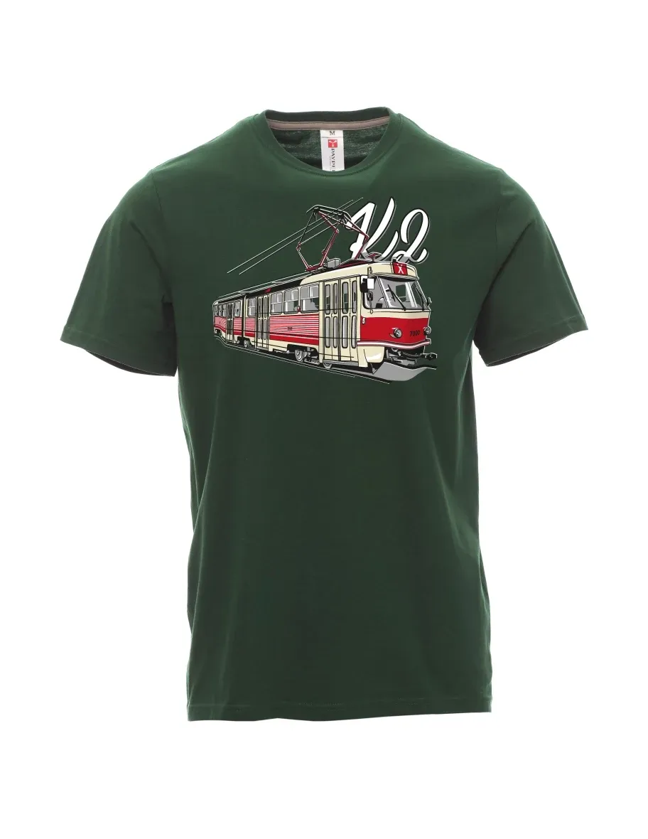 Maglia da uomo verde scuro Tram K2