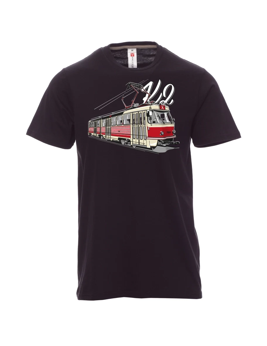 Maglia da uomo nera Tram K2