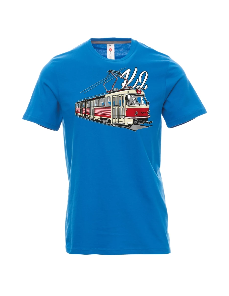 Maglia da uomo blu chiaro Tram K2