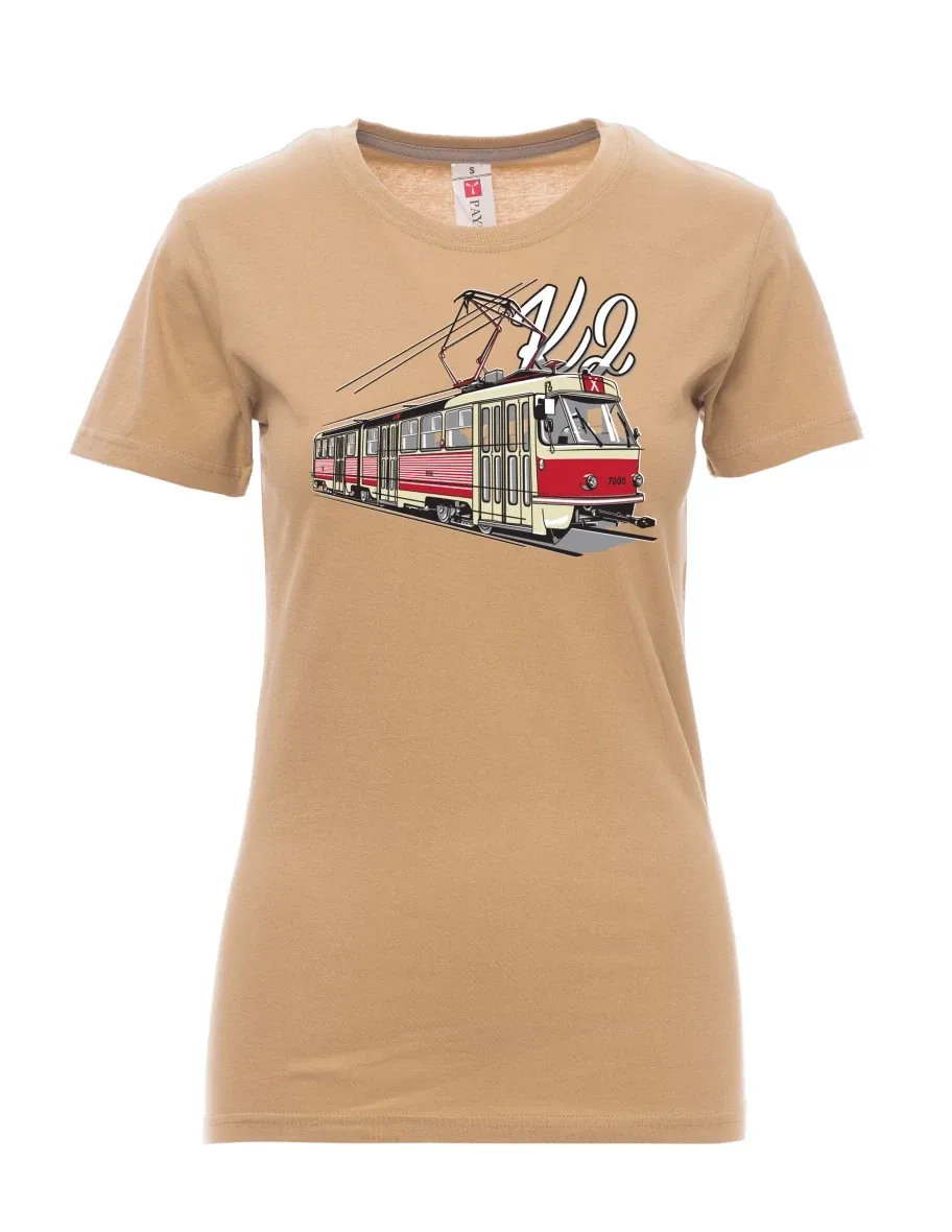 Maglia da donna marrone Tram K2