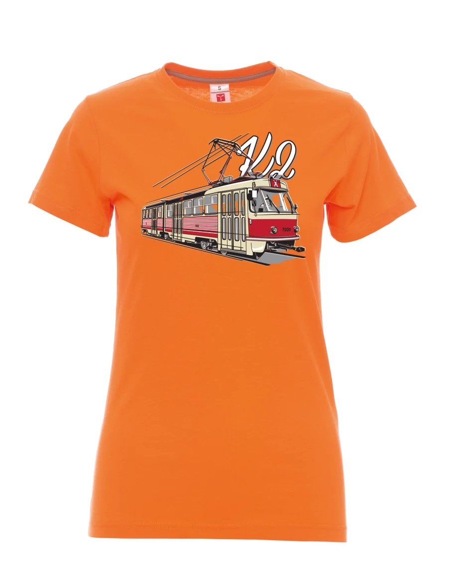 Maglia da donna arancione Tram K2