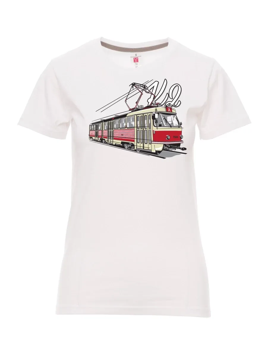 Maglia da donna bianca Tram K2