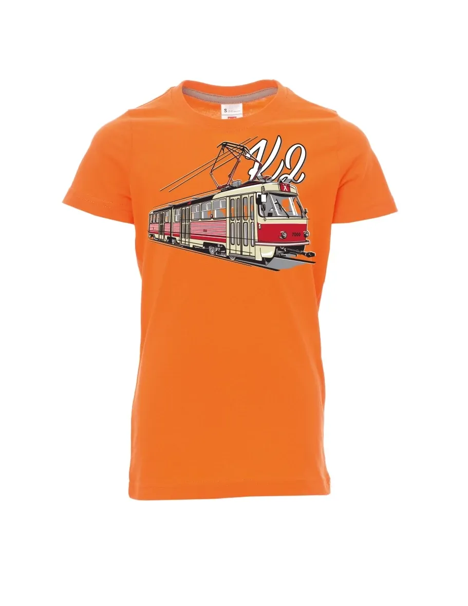 Maglia da bambino arancione Tram K2