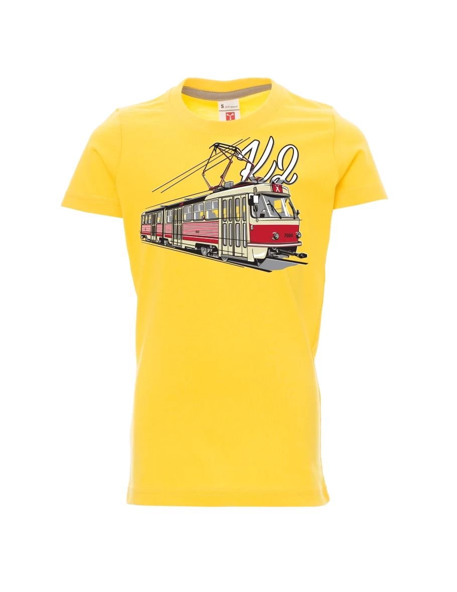 Maglia da bambino gialla Tram K2