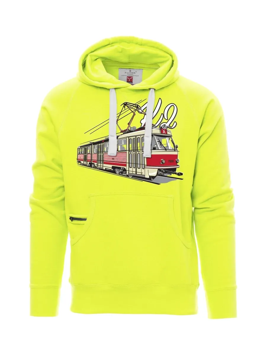 Felpa da uomo fluorescente Tram K2