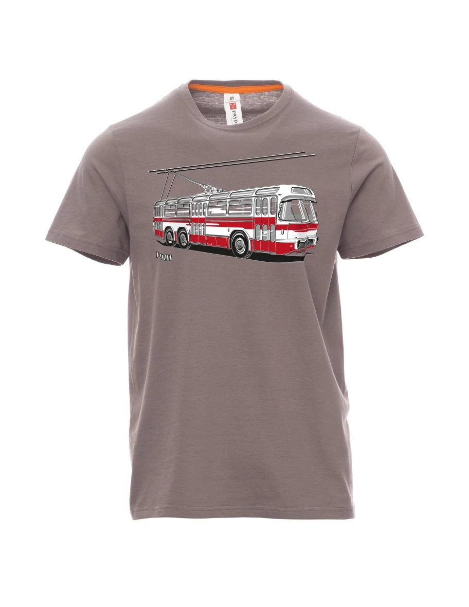 Maglia da uomo grigio acciaio Carrello  T401