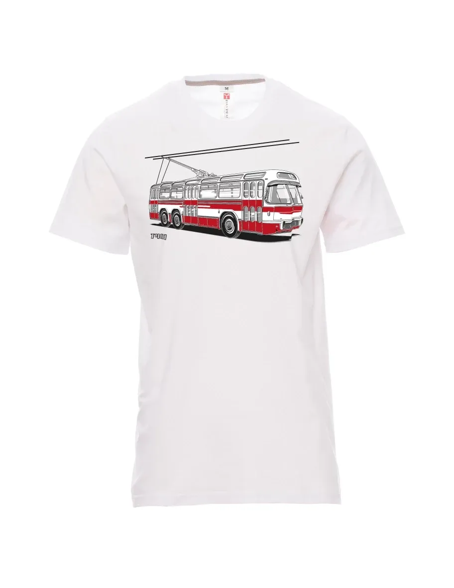 Maglia da uomo bianca Carrello  T401
