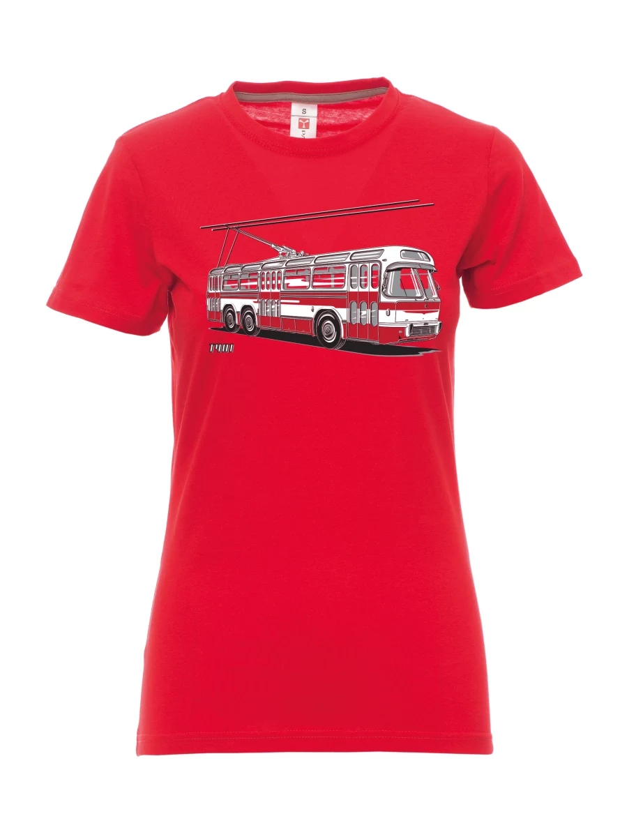 Maglia da donna rossa Carrello  T401