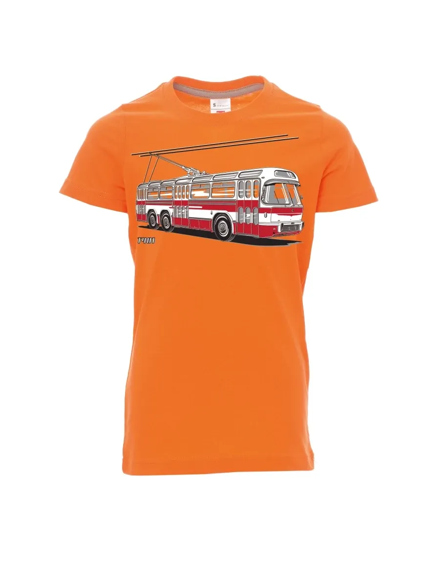 Maglia da bambino arancione Carrello  T401