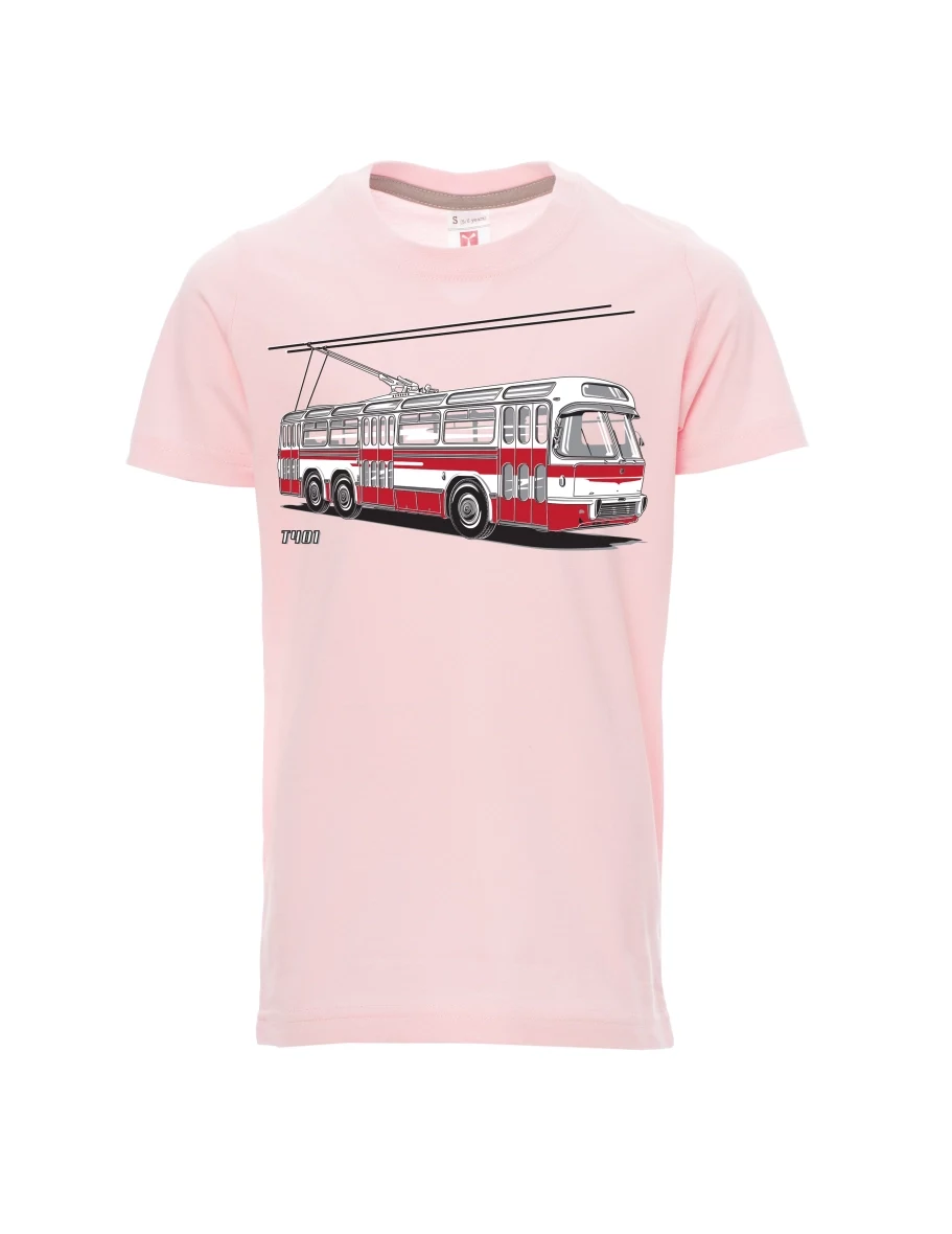Maglia da bambino rosa chiaro Carrello  T401