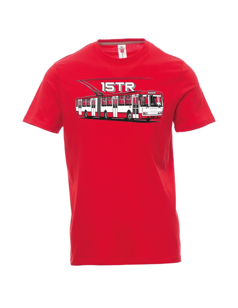 Maglia da uomo rossa Filobus 15TR