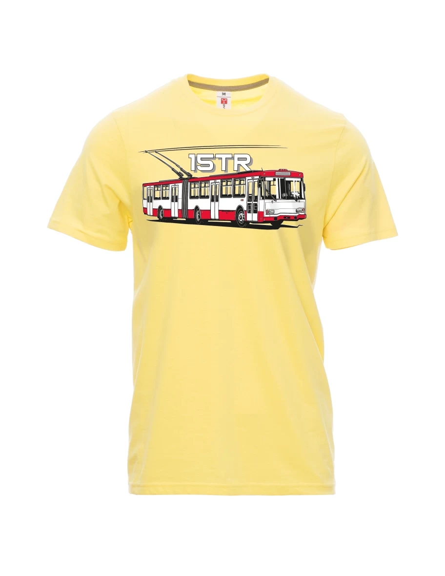 Maglia da uomo giallo chiaro Filobus 15TR