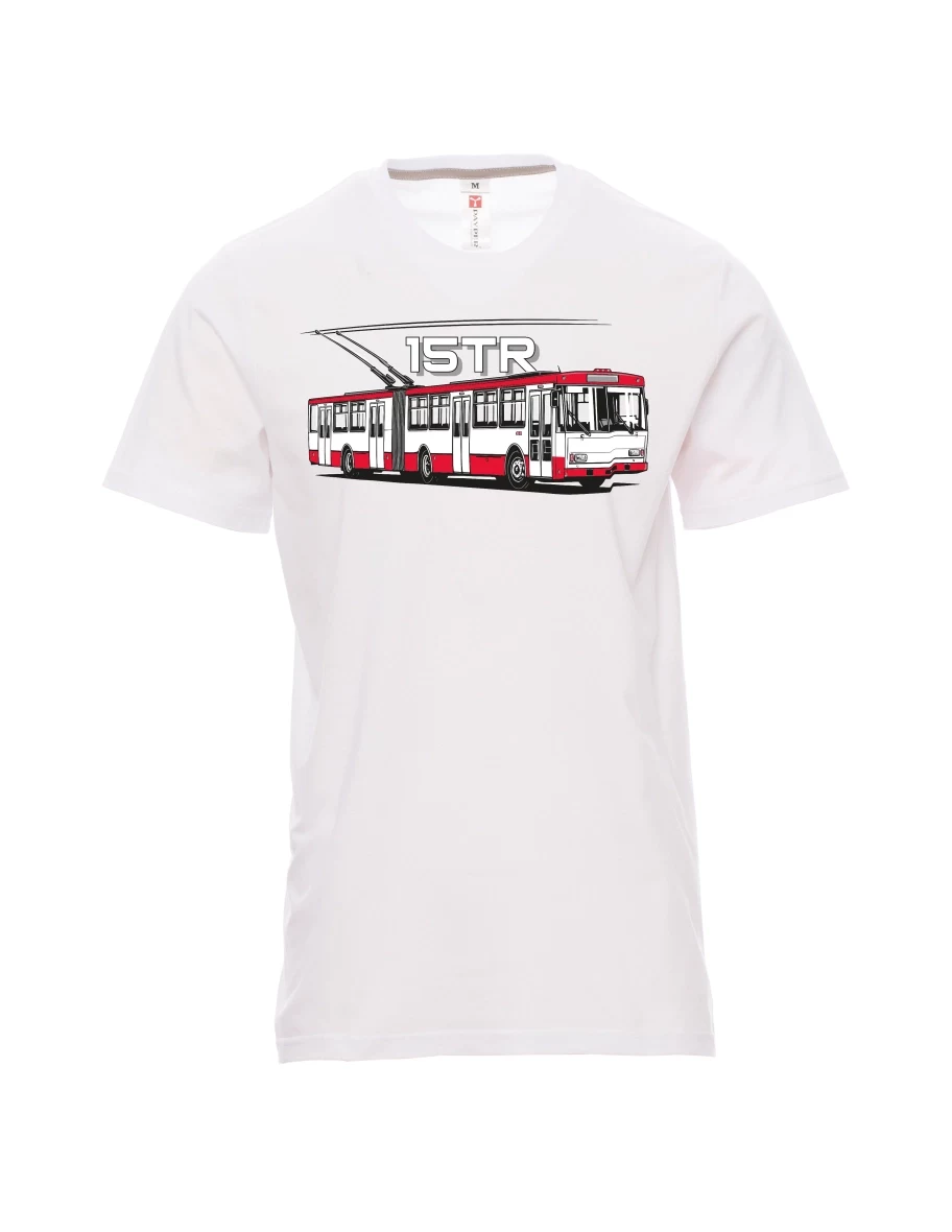 Maglia da uomo bianca Filobus 15TR