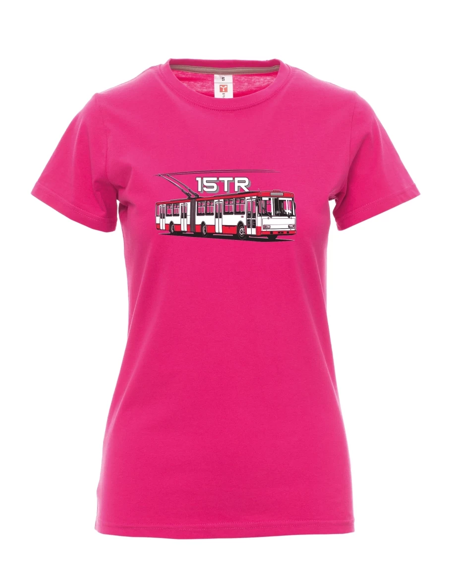 Maglia da donna rosa Filobus 15TR