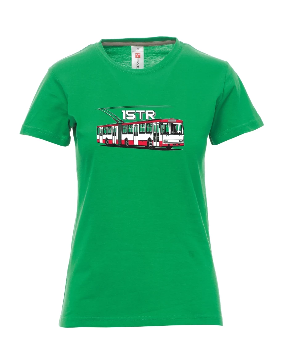 Maglia da donna verde Filobus 15TR