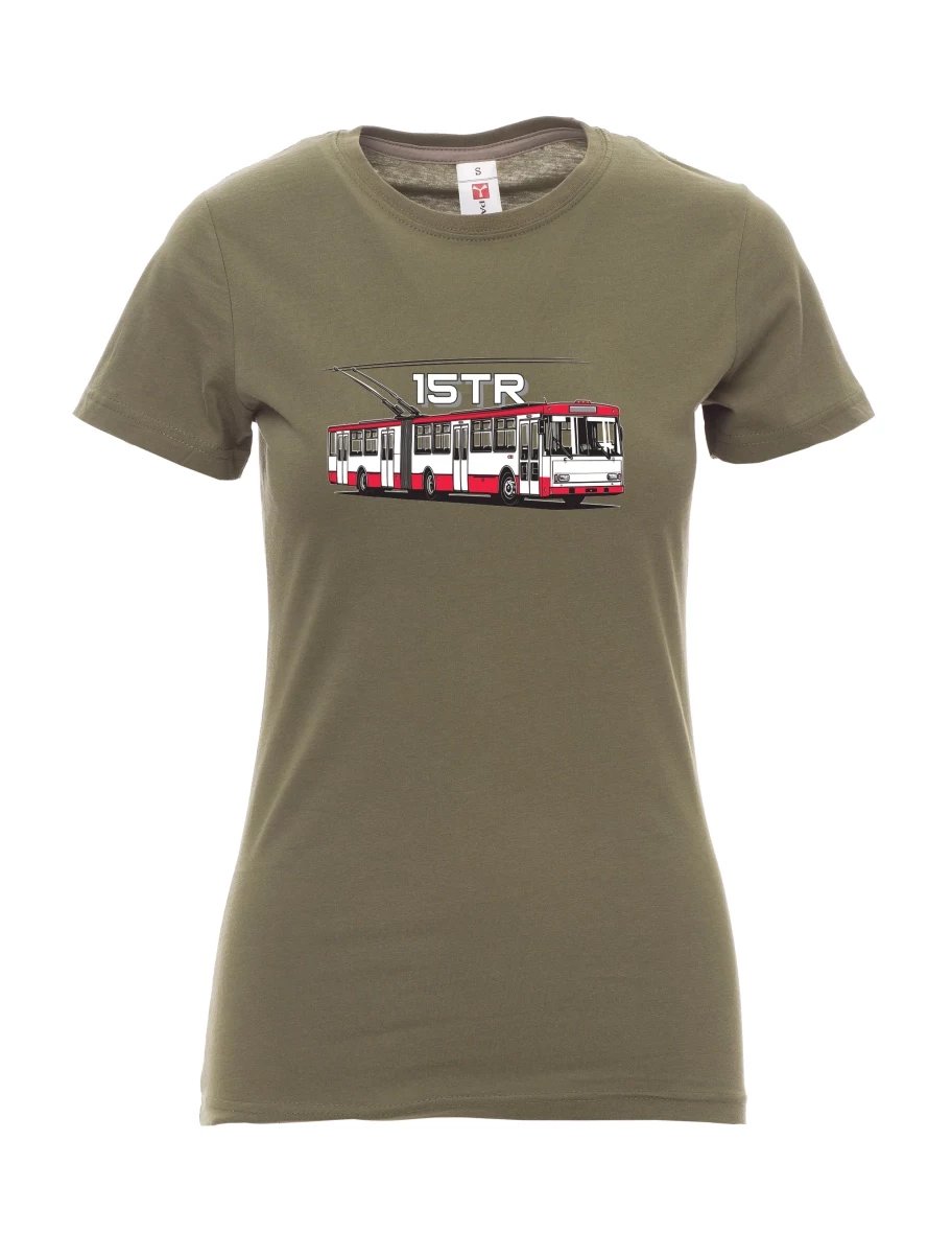 Maglia da donna cachi Filobus 15TR