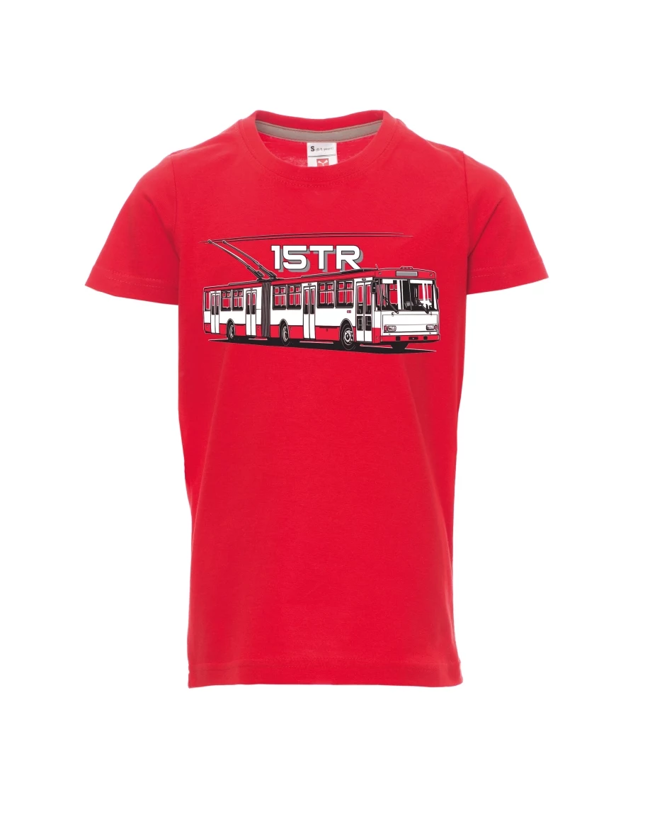 Maglia da bambino rossa Filobus 15TR