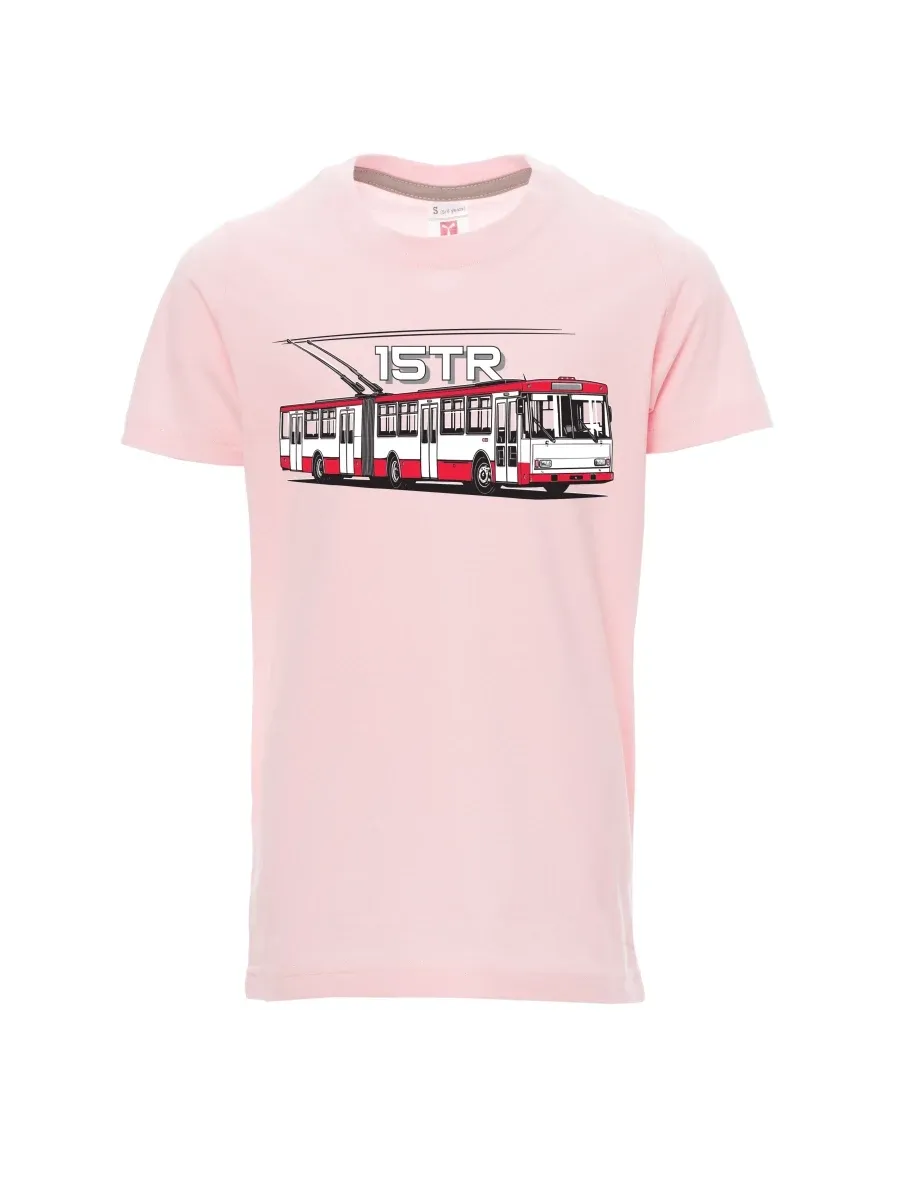 Maglia da bambino rosa chiaro Filobus 15TR