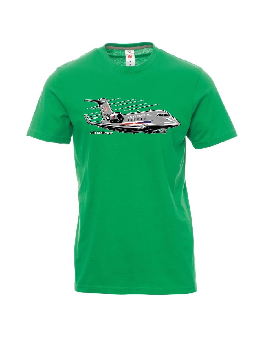 Maglia da uomo verde Aereo AČR Challenger