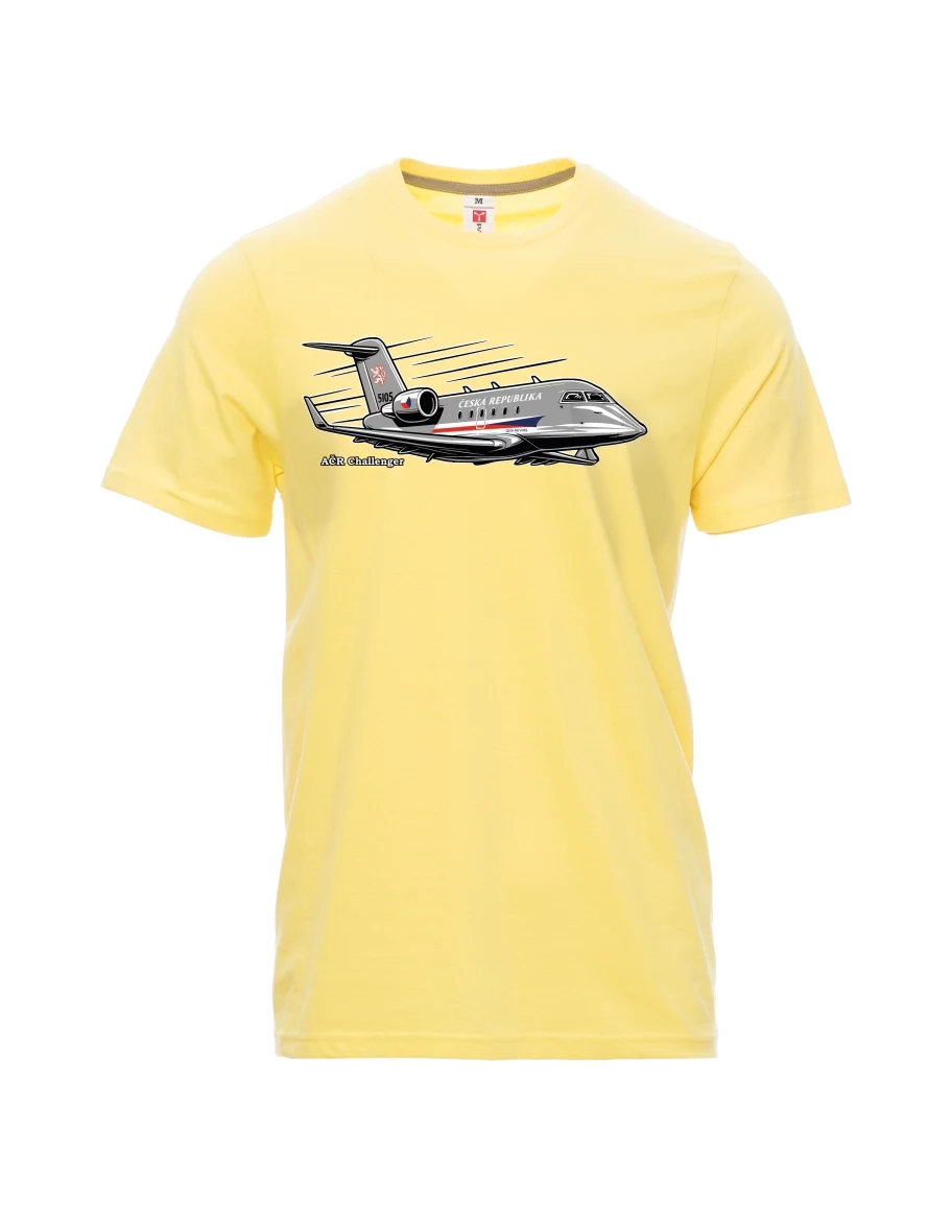 Maglia da uomo giallo chiaro Aereo AČR Challenger