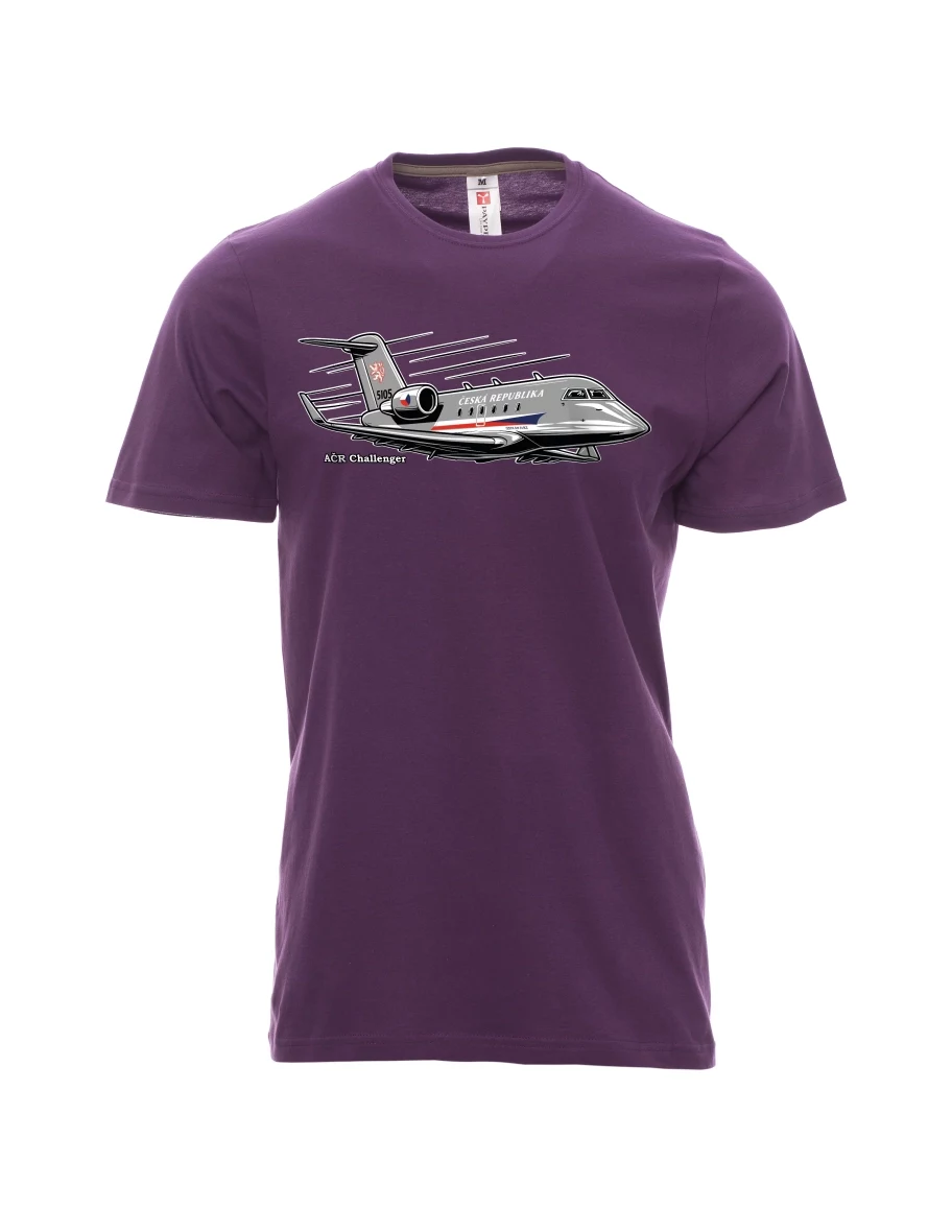 Maglia da uomo viola Aereo AČR Challenger