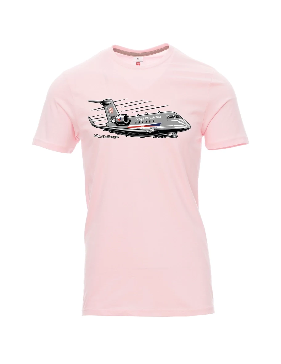 Maglia da uomo rosa chiaro Aereo AČR Challenger