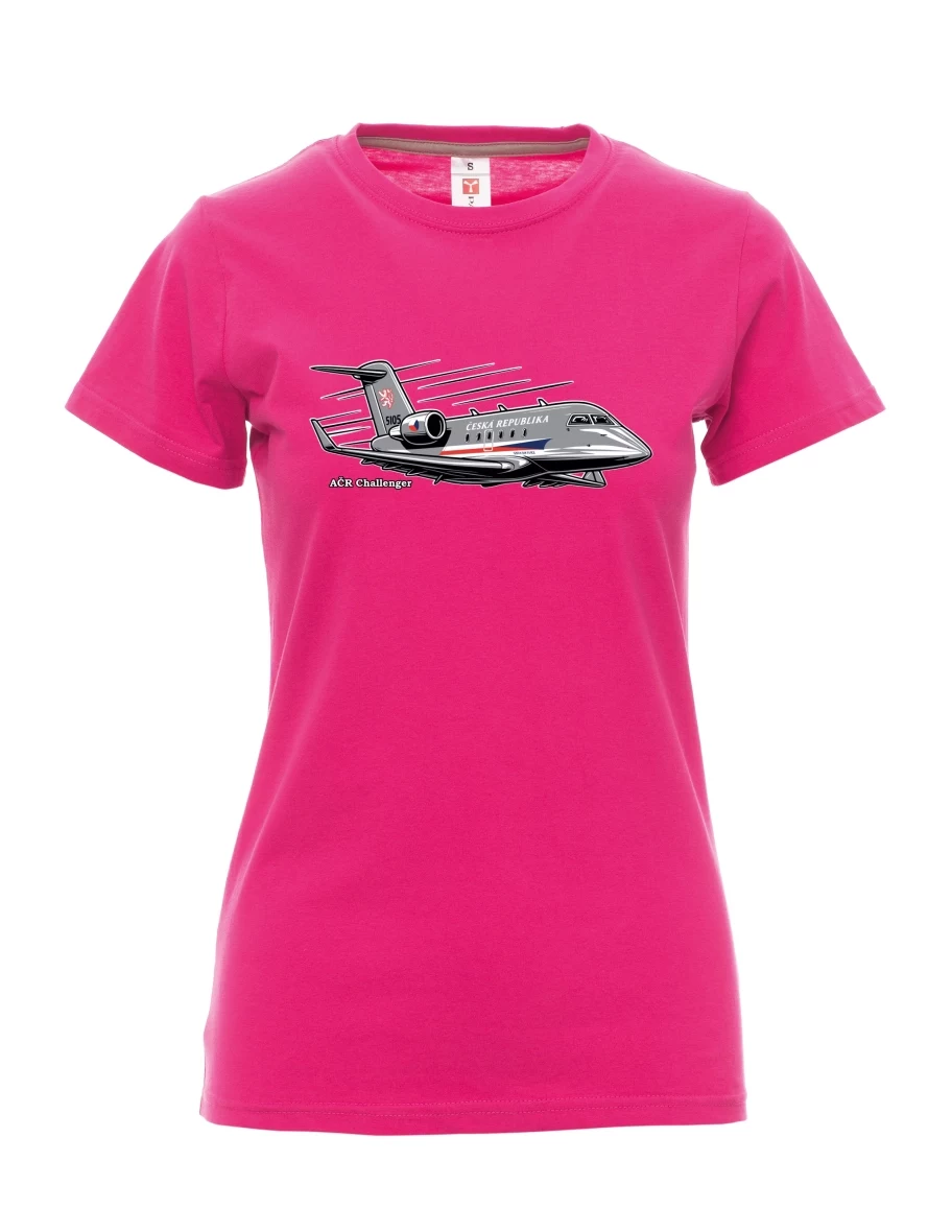 Maglia da donna rosa Aereo AČR Challenger