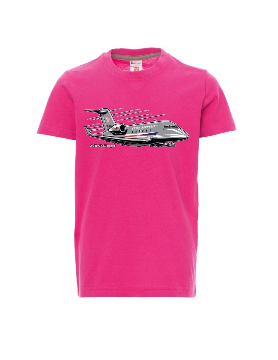 Maglia da bambino rosa Aereo AČR Challenger