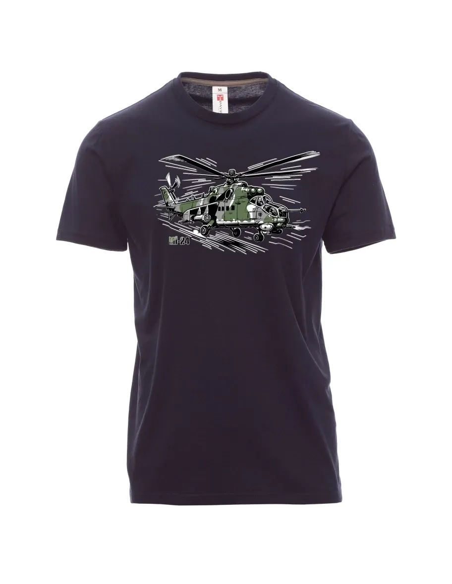Maglia da uomo marina militare Elicottero Mi-24