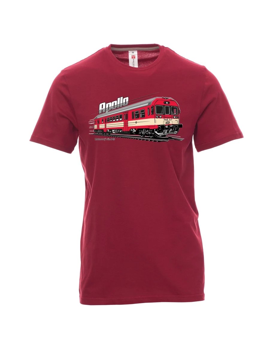 Maglia da uomo rosso scuro Automotrice 843 “Apollo”