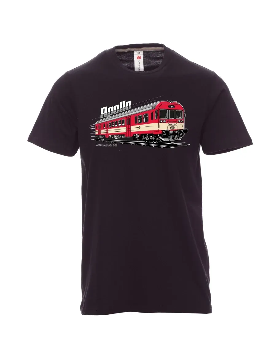 Maglia da uomo nera Automotrice 843 “Apollo”