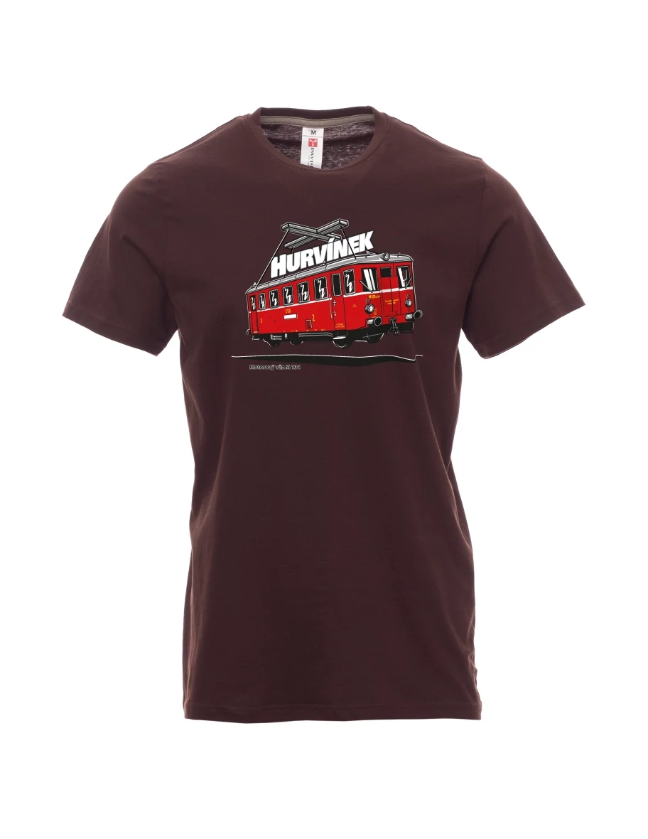 Maglia da uomo marrone scuro Automotrice M 131 “Hurvínek”