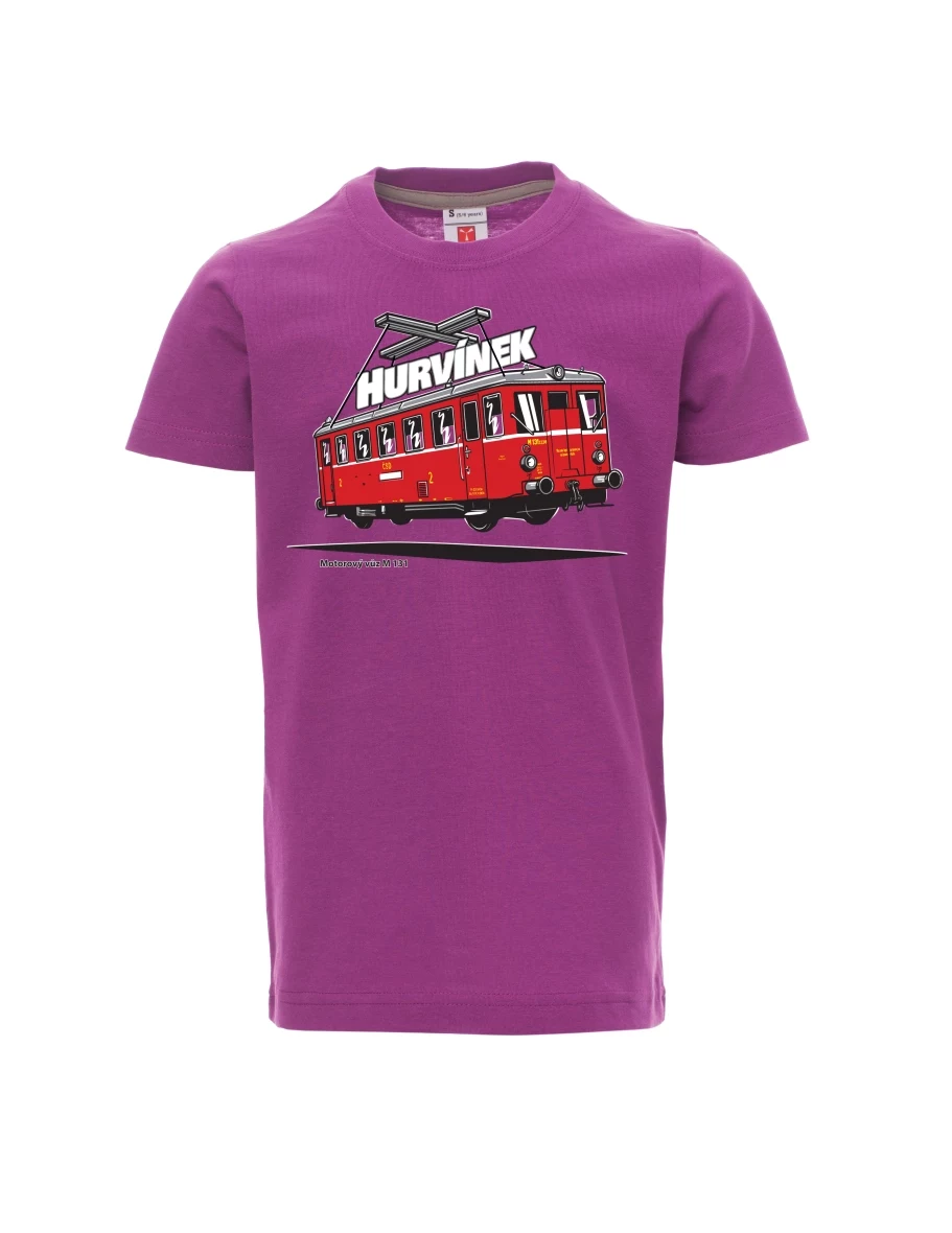 Maglia da bambino viola Automotrice M 131 “Hurvínek”